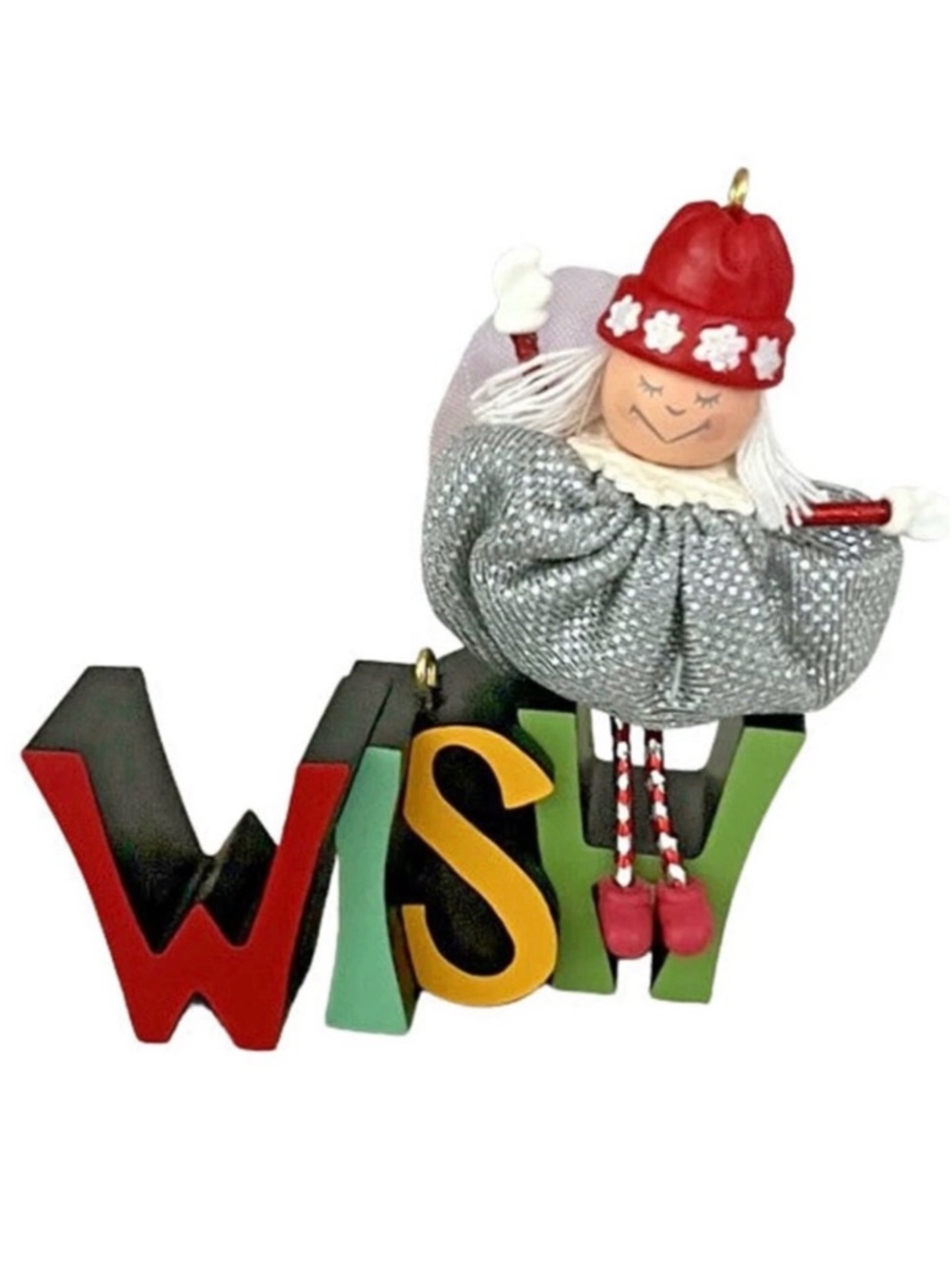 Hallmark 2004 “Wish Paintbox Pixies” 2pc. Miniature Christmas Ornament Set